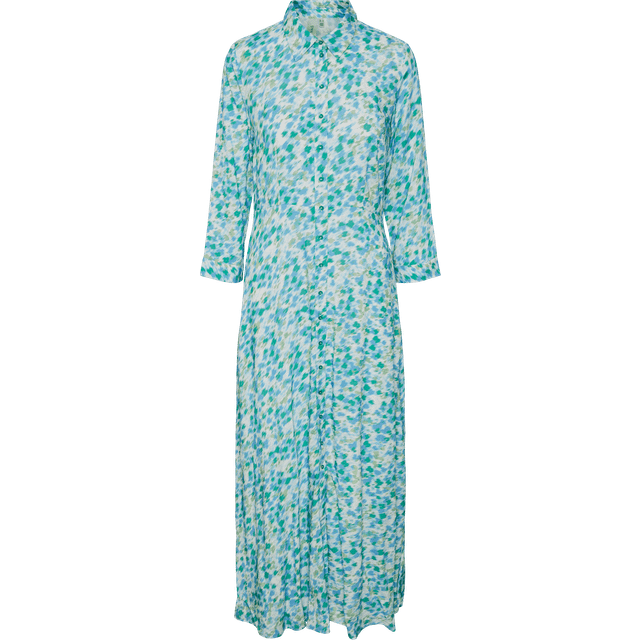 YAS Yassavanna Long Shirt Dress S. Noos |Blå |M