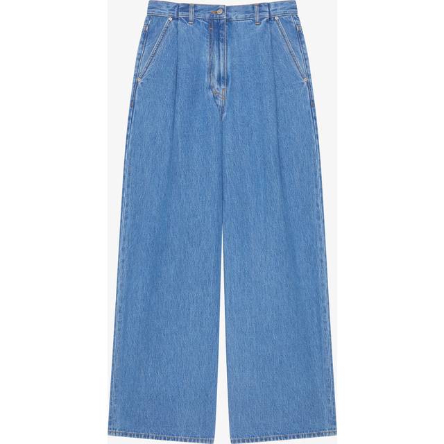 Givenchy Women's Oversize Jeans in Light Blue | Size 27 | BW514A5Z1F402 (27)