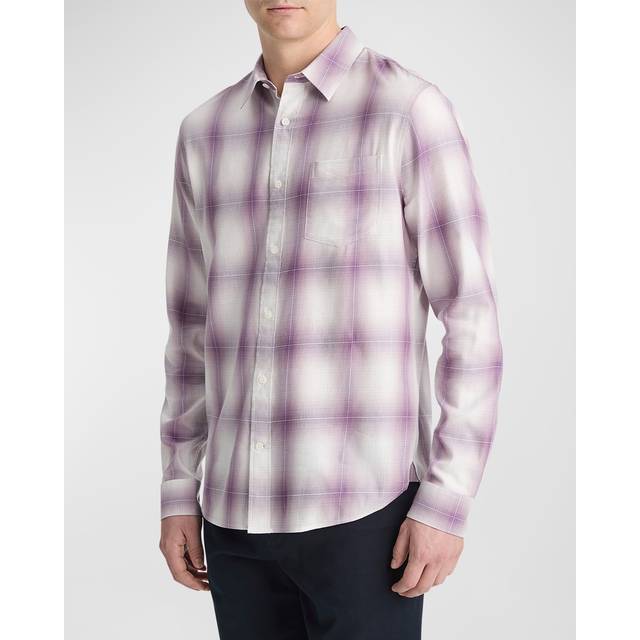 Vince Mirage Plaid Classic Fit Shirt