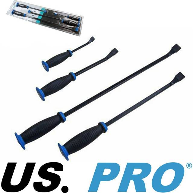 Us Pro 4pc Guard Handle Pry Bar Set 6766