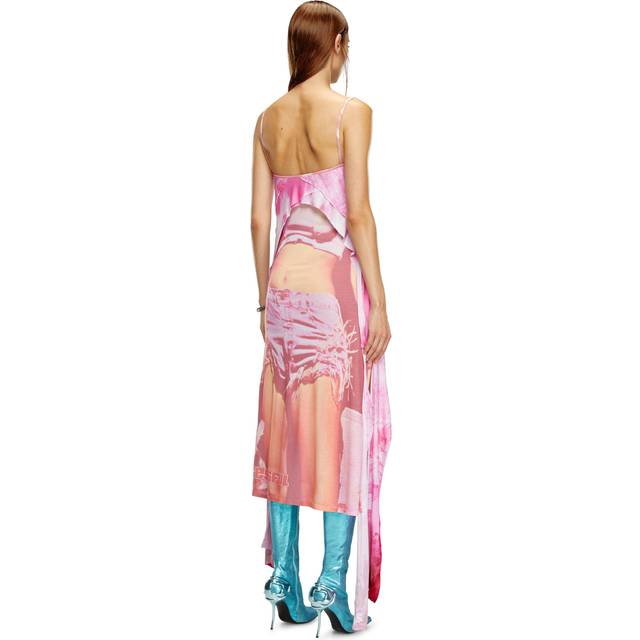 Diesel, Midi Dresses, female, Multicolor, XS, Stylish Dresses for Women