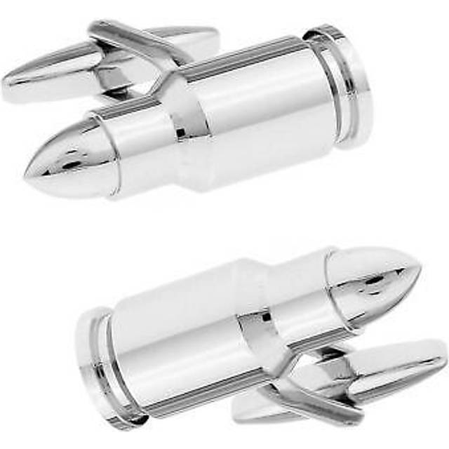 Novelty bullet shape cufflinks machine shot gun unique gift top uk quality sale