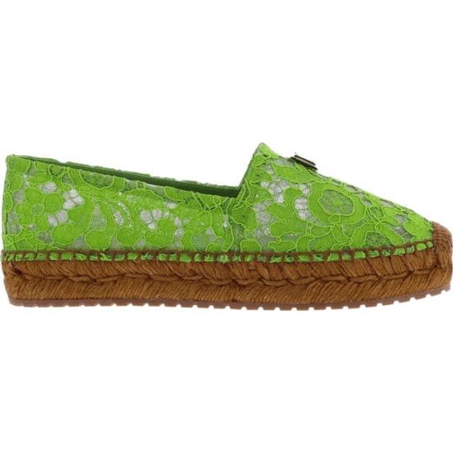 Dolce & Gabbana, Espadrilles, female, Green, 6 UK, Lace espadrilles