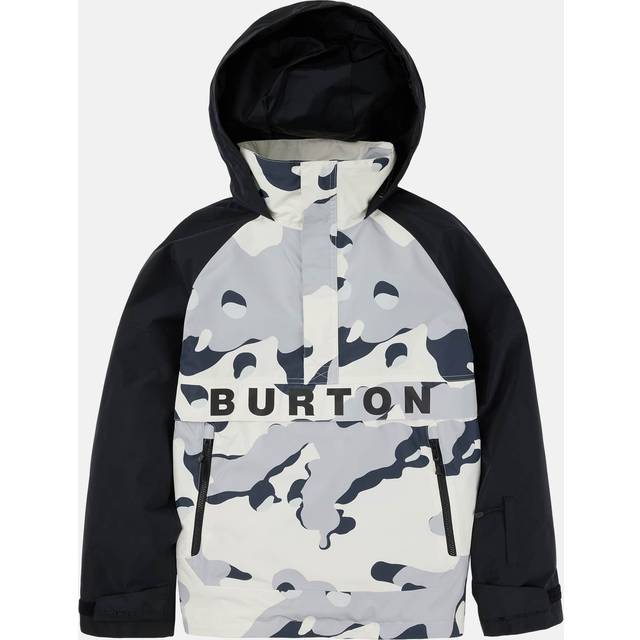 Burton Frostner 2L Women's Ski/Snowboard Anorak, UK 10 Black/Cookie - Black/White/Grey