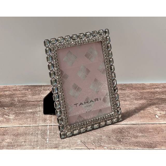 Tahari Clear Jewel Embellished Photo Frame, 5 x 7