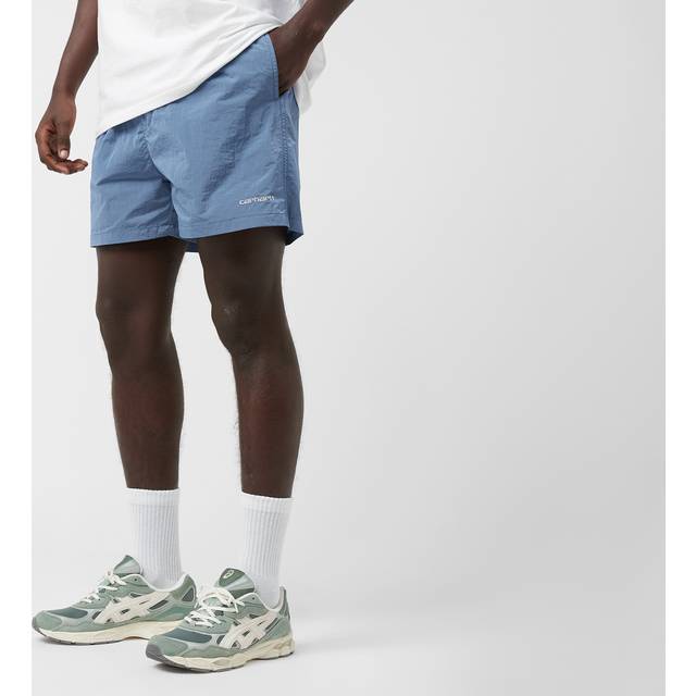 Carhartt WIP Tobes Swim Short (Chervil / White - S) - Size Clothing & Accessories > Clothing > Shorts