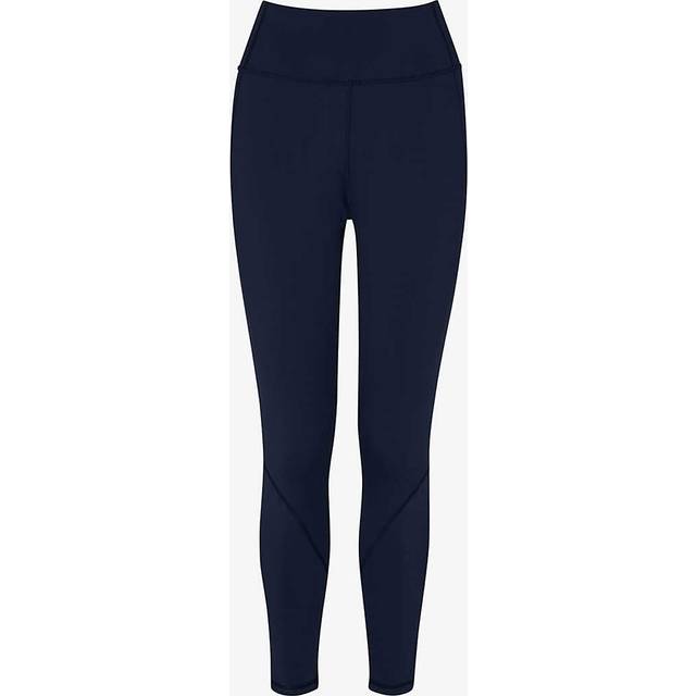 Navy High Waist Sports Leggings (S)