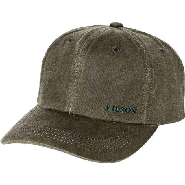 Filson Oil Tin Low-Profile Logger Cap Otter Green (ONE)