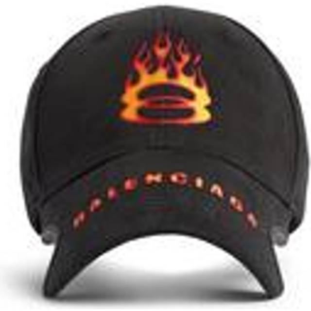 Balenciaga Burning Unity Cap - Black - Unisex - - Cotton