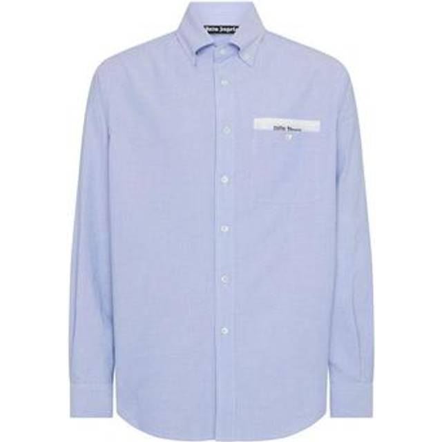Piquet Cotton Button Down Shirt with Breast Pocket size 50 (50)