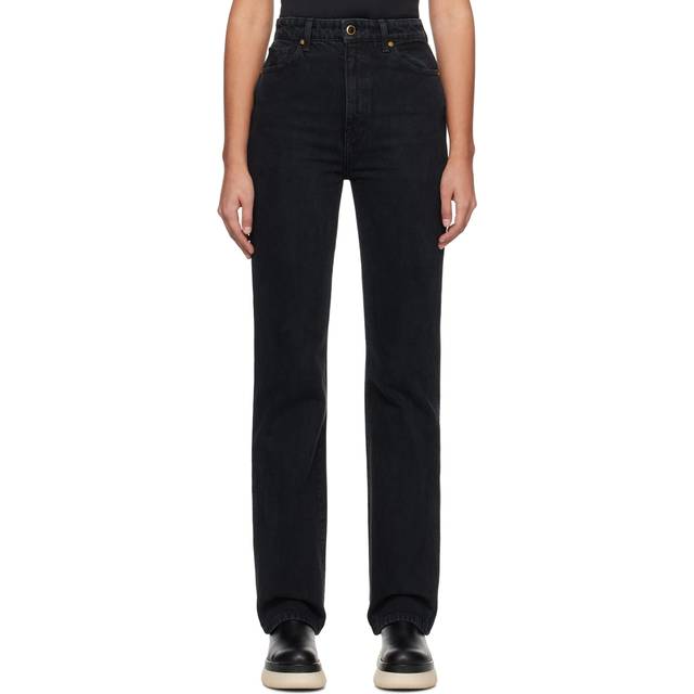 KHAITE Black 'The Danielle' Jeans - 091 PRESCOTT - WAIST US 30