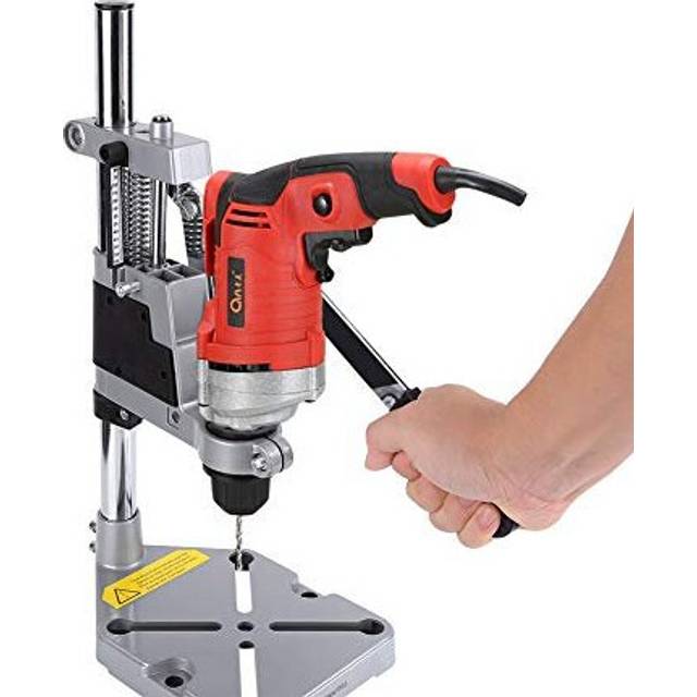Universal Bench Drill Press Stand Workbench Repair Tool Stand for Electric Driller High Versatility Hand Press Drill Holder with Clamp Base Drill