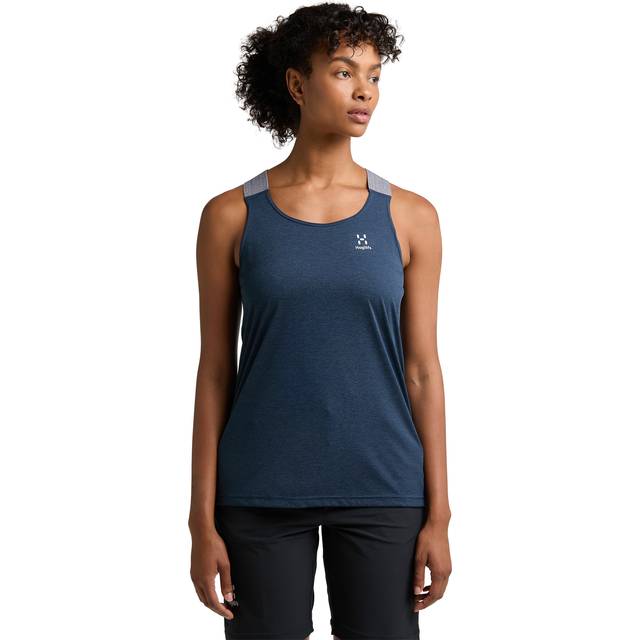 Ridge Tank Women Tarn Blue Solid