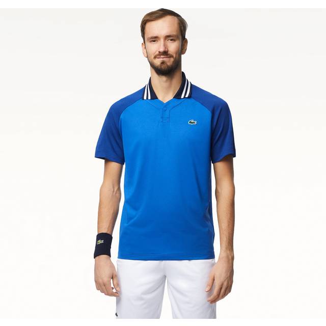 Lacoste Tennis x Daniil Medvedev Slim-Fit Polo Shirt - Blue
