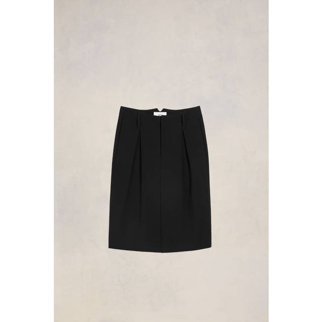 AMI Crepe Skirt - FR 36/UK 8 - Black