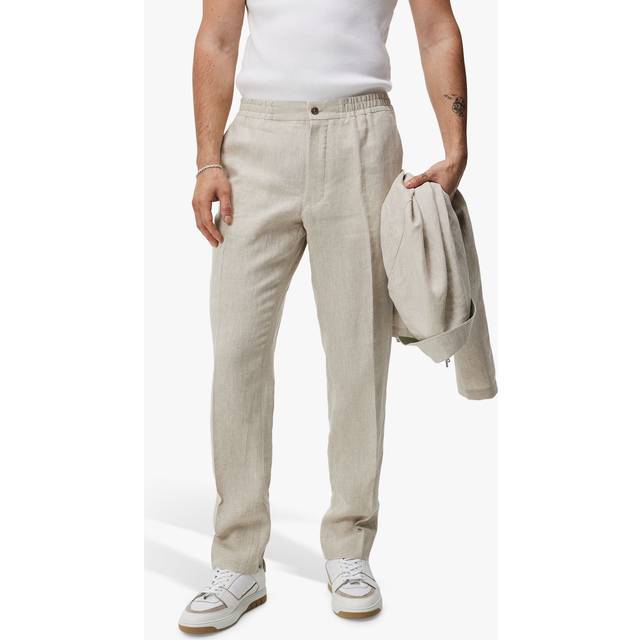 J.Lindeberg - Soren Linen Pants - Beige - Man - 50