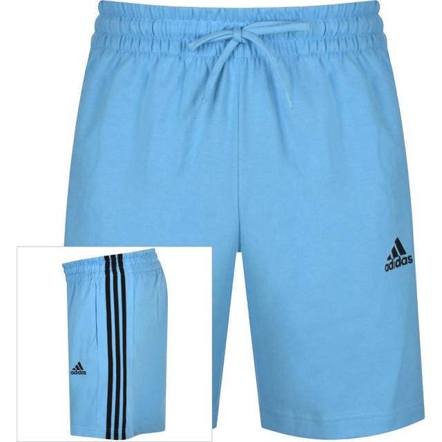 adidas 3 Stripes Jersey Shorts - Blue - S30/32