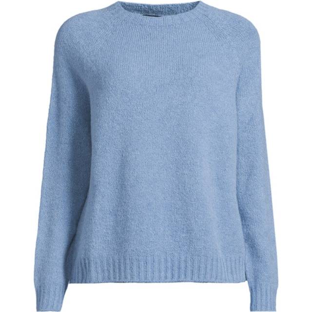 Weekend Max Mara Womens Light Blue Ghiacci Alpaca Wool-blend Knitted Jumper Xl - LIGHT BLUE