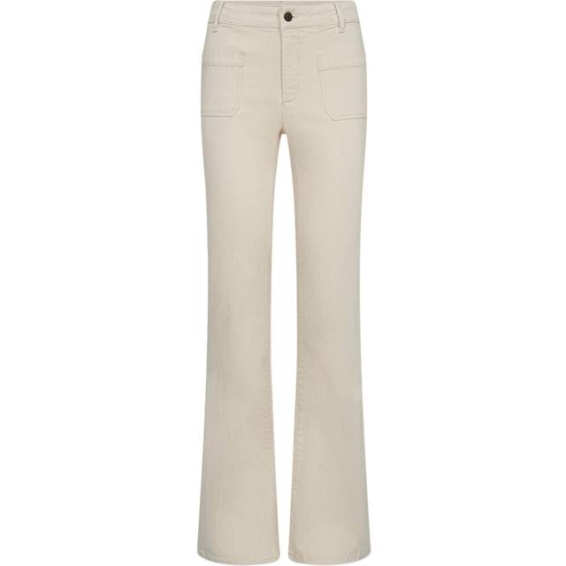 IVY Copenhagen - IVY-Ann Charlotte Jeans Ecru Undone - Byxor - Ecru - 30/32''