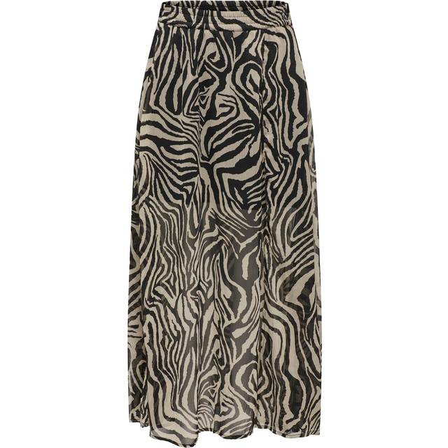 Jupe zébrée noire Asta Femme ONLY XS svart