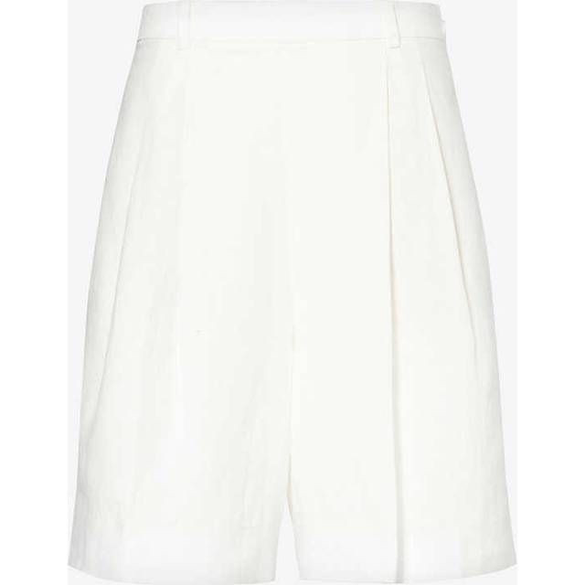 Ralph lauren polo linen-blend high-waisted shorts white