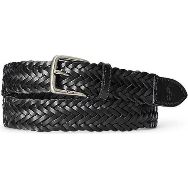 Polo Ralph Lauren Men's Braided Belt - Black - M