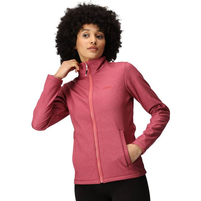 Regatta Women's Water Repellent Connie V Softshell Walking Jacket Rumba Red, Size: 10