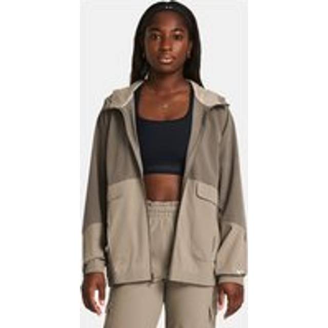 Women's under armour ua armoursport cargo oversized jacket in brown