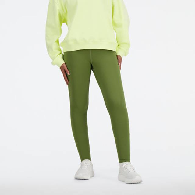 New Balance - Träningstights Sleek 25 Inch High Rise Legging - Grön