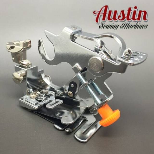 Ruffler foot attachment low shank sewing machine compatible with most machines