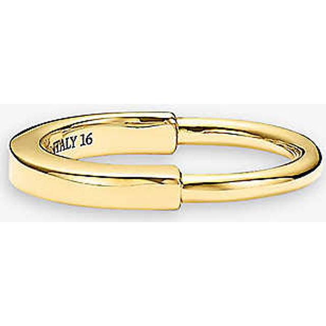 Tiffany & Co Womens Yellow Gold Lock 18ct Yellow-gold Ring 7 - YELLOW GOLD