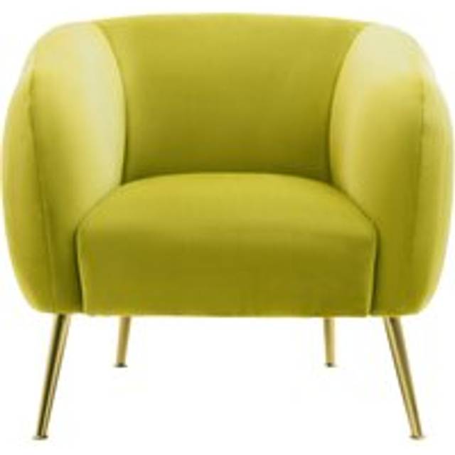 Pink Velvet Arm Chair, Tufted Velvet Upholstered Accent Chair, Comfortable Armchair for Home, Office - Green - One Size