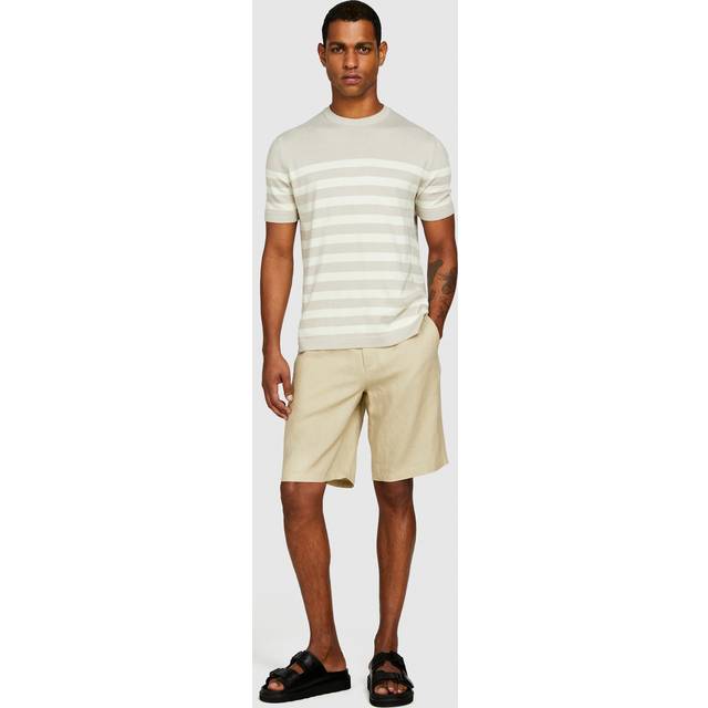 SISLEY Linen Bermuda Shorts