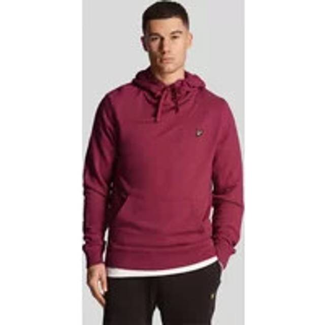 Lyle And Scott Men's Pullover Hoodie - Red - Size: 36