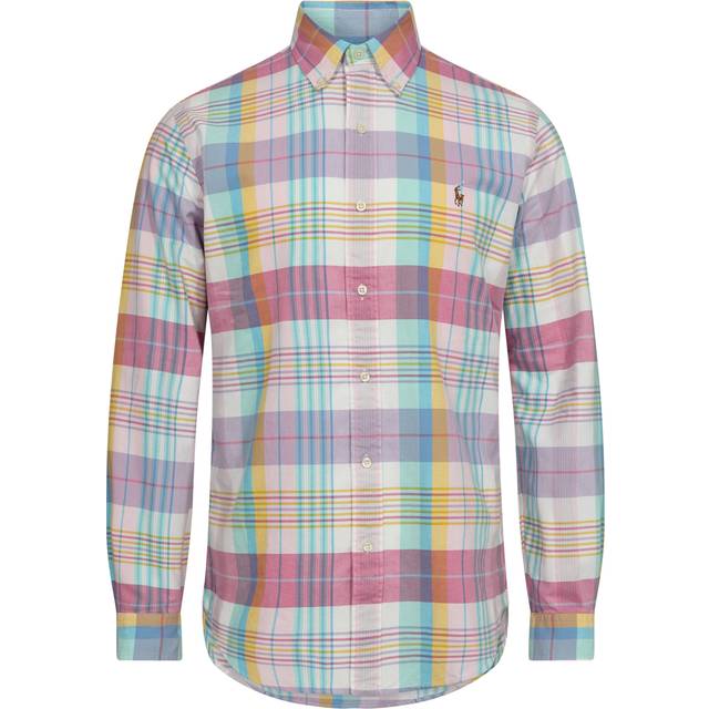 Polo Ralph Lauren Oxford Cotton Poplin Long Sleeved Shirt - L - Pink