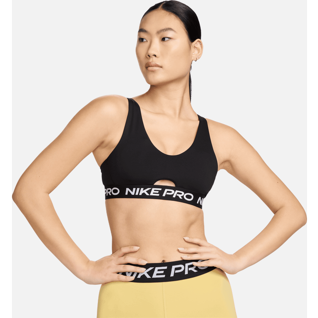 Nike Pro Indy Plunge MS BH Stl. M Svart - Sport-BH för Aktiv Träning