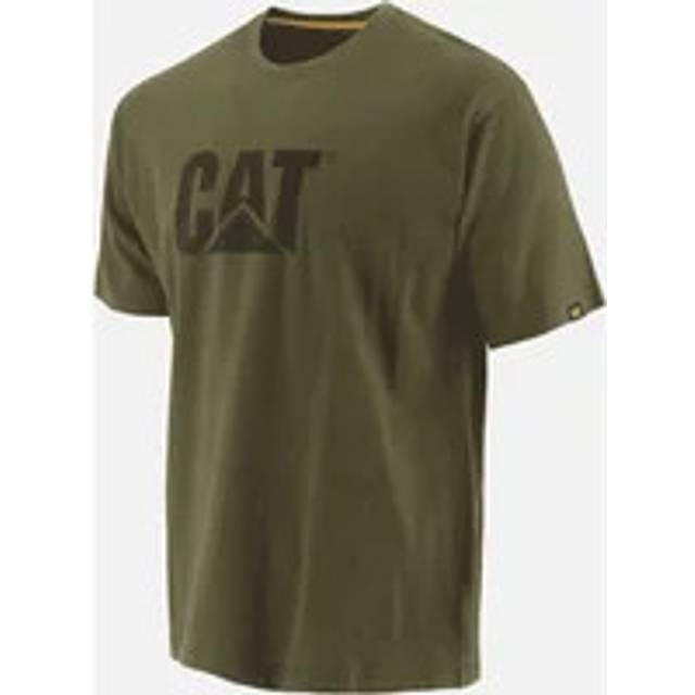 Caterpillar Mens TM Logo Short Sleeve T-Shirt 4XL green