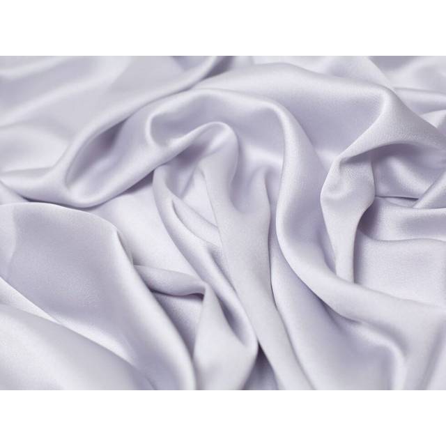 (Silver) Minerva Nostalgic Crepe Back Satin Fabric - per metre