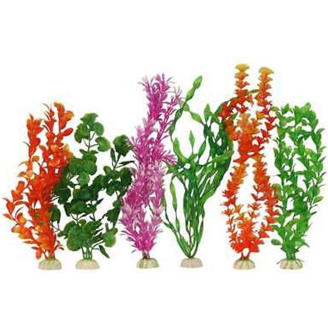 Aqua One Plastic Plant Packs X-Large 40cm 6pk