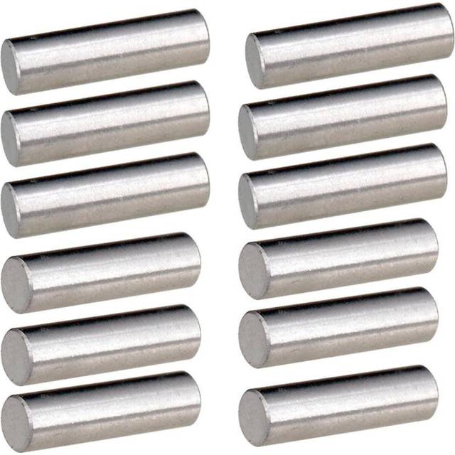 12 Pieces alnico 5 humbucker pickup polepiece magnet slug rods 15mm for electric