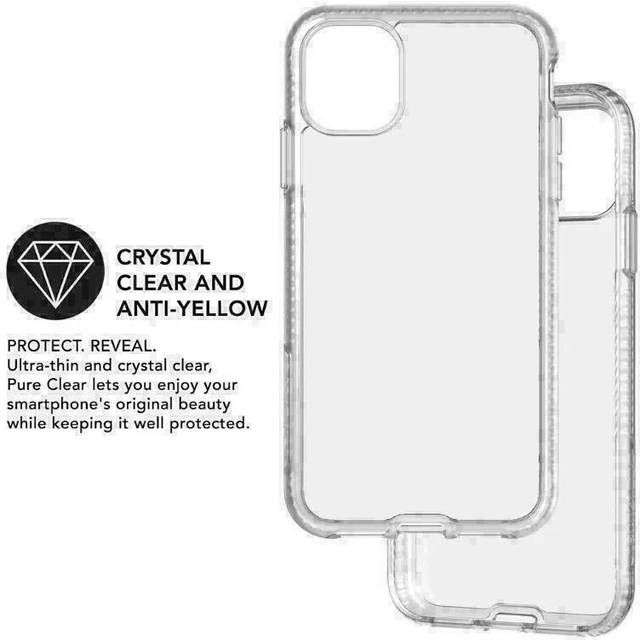 Tech 21 minute one premium clear case and screen protector for iphone 13 pro max