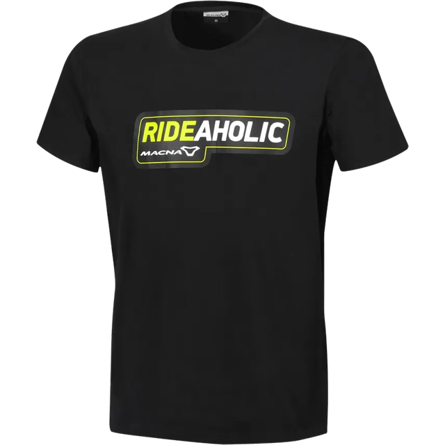 Macna Statement T-Shirt, black-yellow, Size M