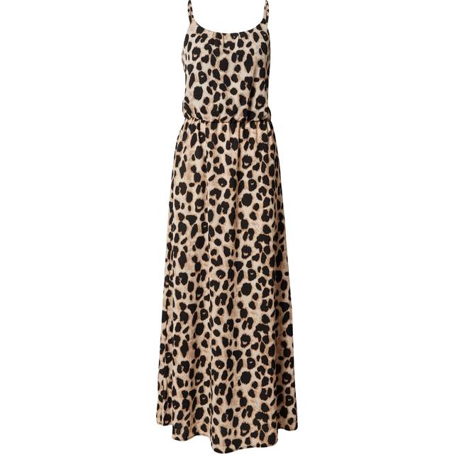 Only Winner Maxi Dress - Brown Animal Print
