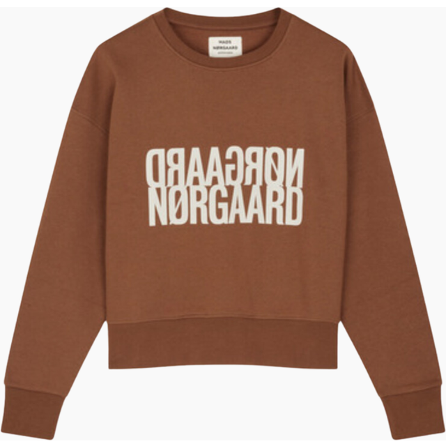 Mads Nørgaard Tilvina Sweatshirt - Cambridge Brown - gavehylden.dk