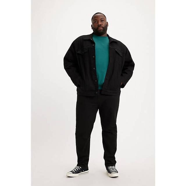 512™ slimmade smala jeans (Big & Tall) - Svart / Nightshine - 50X34