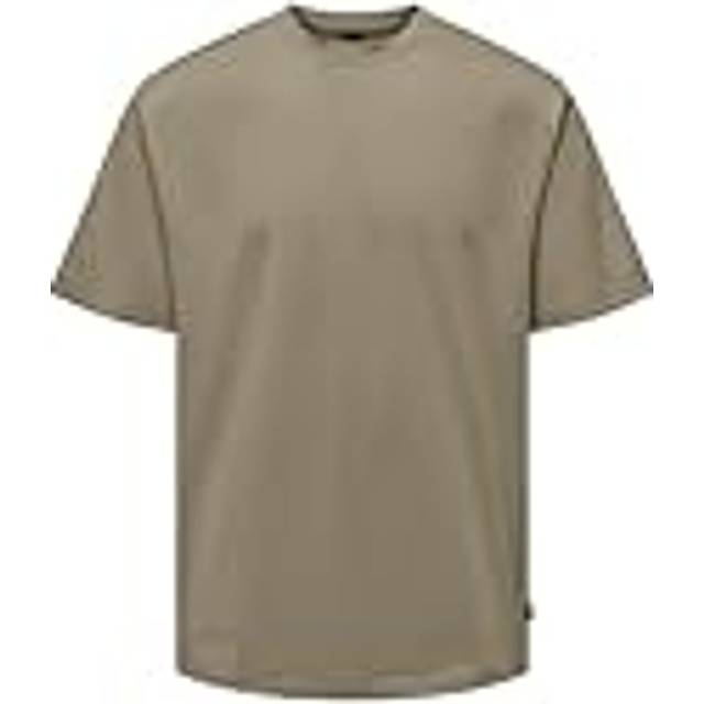 ONLY & SONS Onsfred Life Rlx Ss Tee Noos |Beige |XL