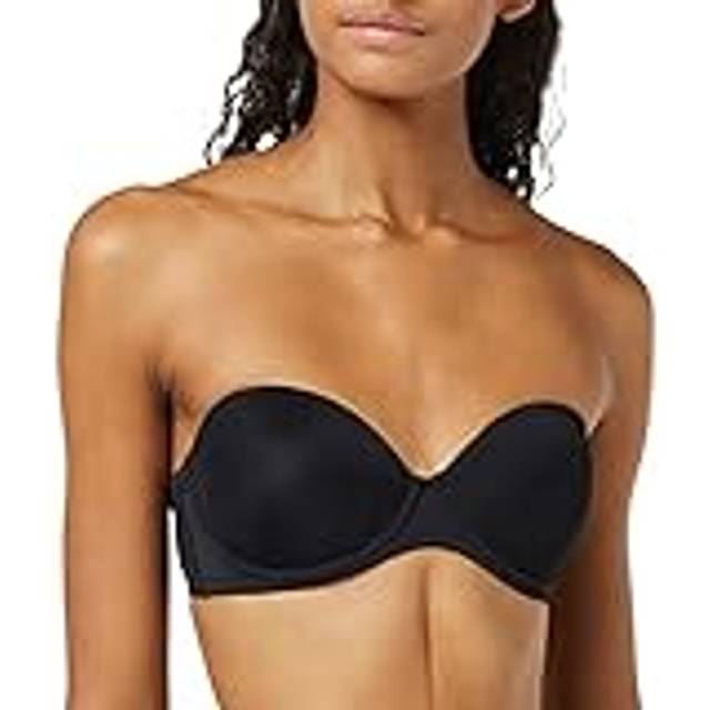 Calvin Klein Womens Strapless Bra - Black Nylon - Size 32B