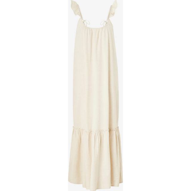 pieces - Maxiklänning pcKalou SL Ankle Dress - Beige