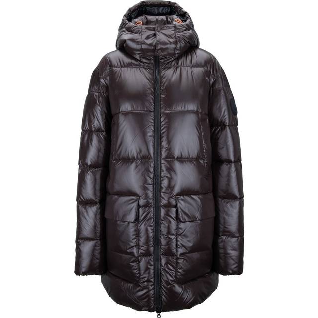 Save The Duck, Jacka, Dam, L, Polyester, Jacka med dragkedja och huva - brown (L)