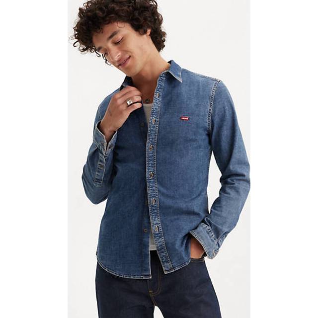 Denim Slim Fit Shirt - Denim Blue